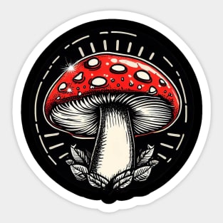 Amanita Muscaria Mushroom Sticker